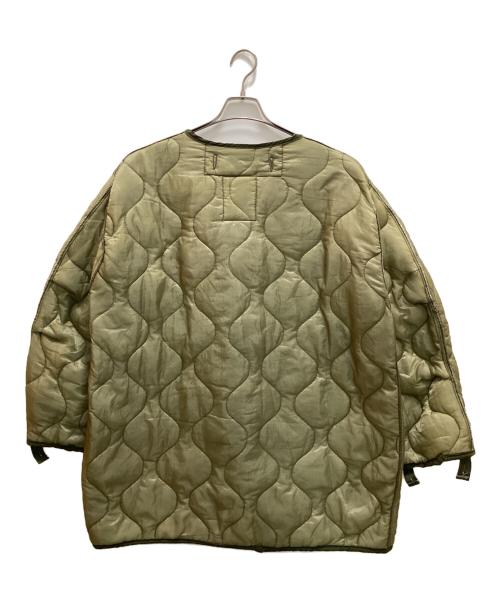 US ARMY（ユーエスアーミー）US ARMY (ユーエスアーミー) M65 FISHTAIL LINERキルティングジャケット グリーン サイズ:Mの古着・服飾アイテム