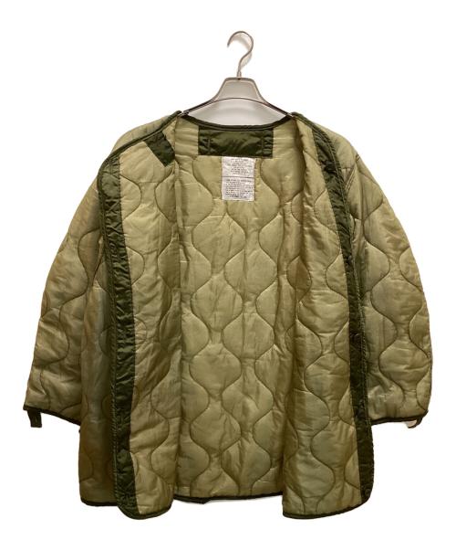 US ARMY（ユーエスアーミー）US ARMY (ユーエスアーミー) M65 FISHTAIL LINERキルティングジャケット グリーン サイズ:Mの古着・服飾アイテム