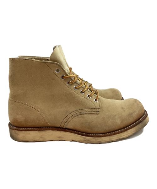 RED WING（レッドウィング）RED WING (レッドウィング) 6インチ クラシックラウンド ベージュ サイズ: US 9 1/2の古着・服飾アイテム