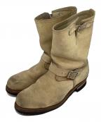 RED WINGレッドウィング）の古着「エンジニアブーツ」｜ベージュ