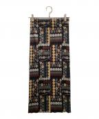 PLEATS PLEASEプリーツプリーズ）の古着「ビリヤードゲームプリーツロングスカート」｜グレー