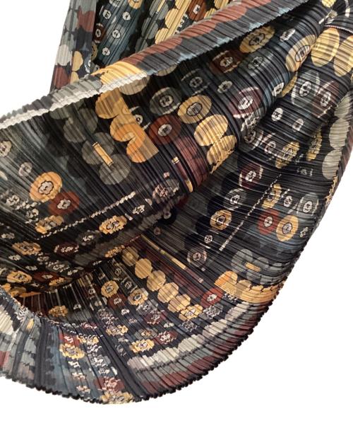 PLEATS PLEASE（プリーツプリーズ）PLEATS PLEASE (プリーツプリーズ) ビリヤードゲームプリーツロングスカート グレー サイズ:4の古着・服飾アイテム