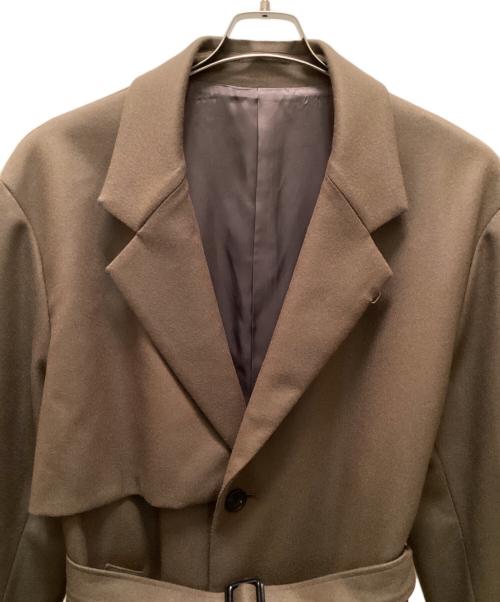 ssstein（シュタイン）ssstein (シュタイン) レイチェスターコート カーキ(DARK GREIGE) サイズ:Sの古着・服飾アイテム