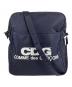 CDG（シーディージー）の古着「ロゴプリントショルダーバッグ」｜ネイビー