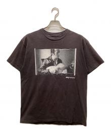 stussy×Josh Cheuse（ステューシー×ジョシュ チューズ）の古着「ジョーストラマーコラボフォトTシャツ」｜ブラック