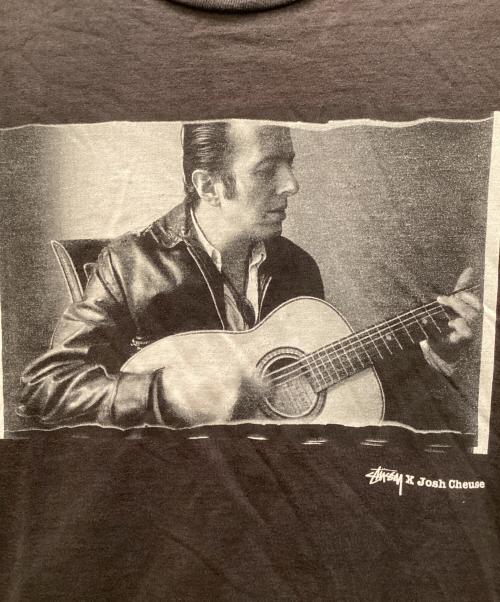 stussy（ステューシー）stussy (ステューシー) Josh Cheuse (ジョシュ チューズ) ジョーストラマーコラボフォトTシャツ ブラック サイズ:Lの古着・服飾アイテム