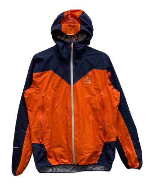 HAGLOFS（ホグロフス）HAGLOFS (ホグロフス) リムシリーズ コンプ ジャケット オレンジ サイズ:Ⅼの古着・服飾アイテム