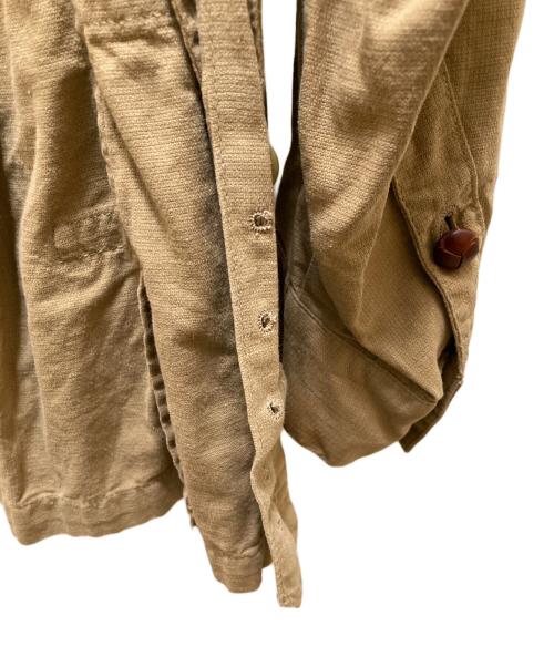 British Army（ブリティッシュアーミー）British Army (イギリス軍) ヴィンテージブッシュジャケット ベージュ サイズ:7の古着・服飾アイテム