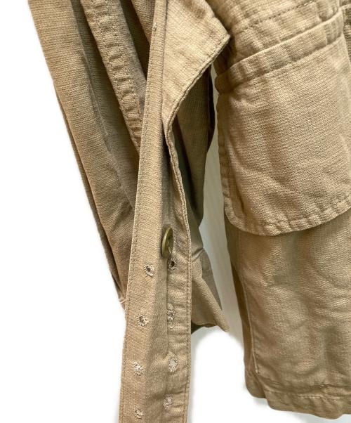 British Army（ブリティッシュアーミー）British Army (イギリス軍) ヴィンテージブッシュジャケット ベージュ サイズ:7の古着・服飾アイテム