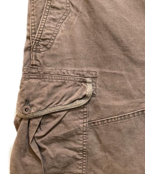 RRL（ダブルアールエル）RRL (ダブルアールエル) サスペンダーボタン付パラシュートパンツ ブラウン サイズ:W34×L34の古着・服飾アイテム