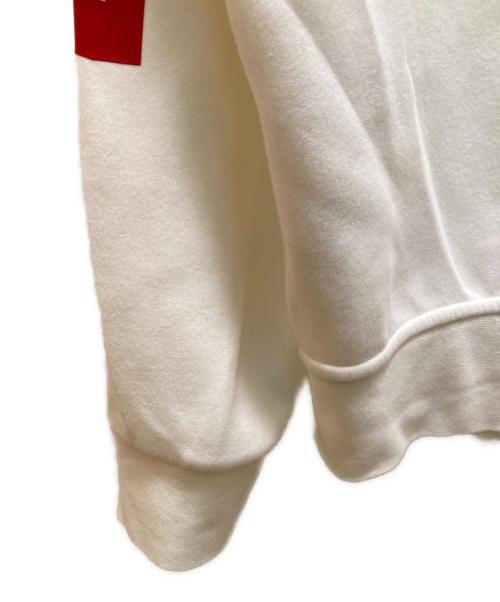 POLO RALPH LAUREN（ポロ・ラルフローレン）POLO RALPH LAUREN (ポロ・ラルフローレン) 袖プリントジップパーカー ホワイト サイズ:XLの古着・服飾アイテム