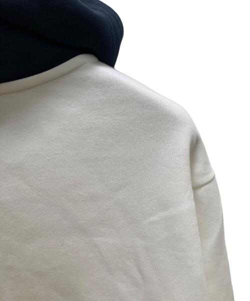 POLO RALPH LAUREN（ポロ・ラルフローレン）POLO RALPH LAUREN (ポロ・ラルフローレン) 袖プリントジップパーカー ホワイト サイズ:XLの古着・服飾アイテム