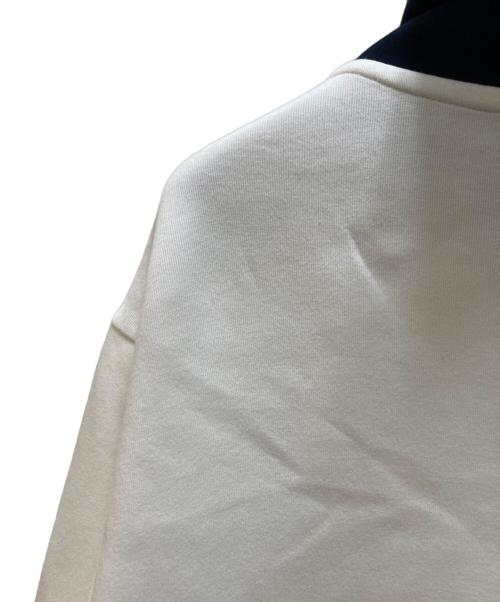 POLO RALPH LAUREN（ポロ・ラルフローレン）POLO RALPH LAUREN (ポロ・ラルフローレン) 袖プリントジップパーカー ホワイト サイズ:XLの古着・服飾アイテム