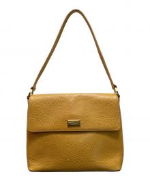 Kate Spade（ケイトスペード）の古着「レザーショルダーバッグ」｜イエロー
