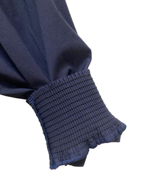 ELENDEEK（エレンディーク）ELENDEEK (エレンディーク) カシュクール  フレア  ロングワンピース ネイビー サイズ:01の古着・服飾アイテム