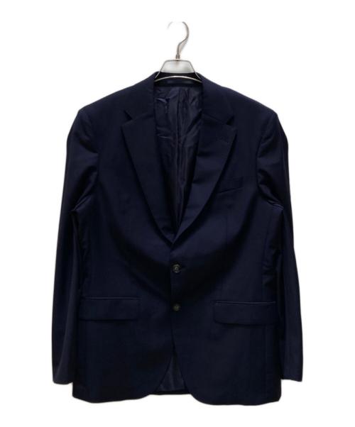 BOSS（ボス）BOSS (ボス) LORO PIANA (ロロピアーナ) 2Bテーラードジャケット ネイビー サイズ:UK50の古着・服飾アイテム