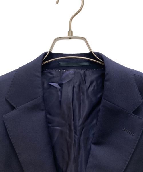 BOSS（ボス）BOSS (ボス) LORO PIANA (ロロピアーナ) 2Bテーラードジャケット ネイビー サイズ:UK50の古着・服飾アイテム