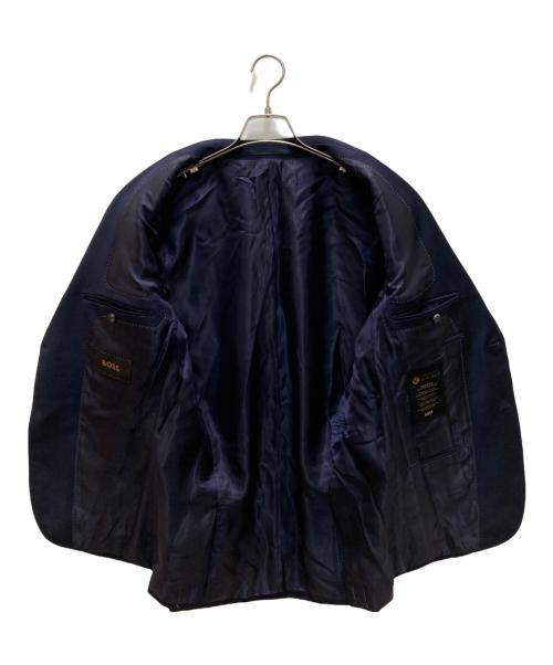 BOSS（ボス）BOSS (ボス) LORO PIANA (ロロピアーナ) 2Bテーラードジャケット ネイビー サイズ:UK50の古着・服飾アイテム
