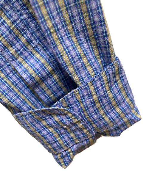 POLO RALPH LAUREN（ポロ・ラルフローレン）POLO RALPH LAUREN (ポロ・ラルフローレン) チェックシャツ ブルー サイズ:記載なしの古着・服飾アイテム