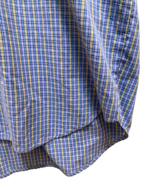 POLO RALPH LAUREN（ポロ・ラルフローレン）POLO RALPH LAUREN (ポロ・ラルフローレン) チェックシャツ ブルー サイズ:記載なしの古着・服飾アイテム