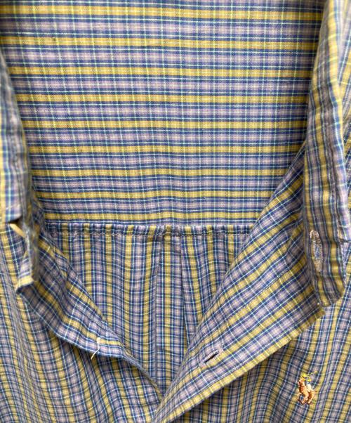 POLO RALPH LAUREN（ポロ・ラルフローレン）POLO RALPH LAUREN (ポロ・ラルフローレン) チェックシャツ ブルー サイズ:記載なしの古着・服飾アイテム