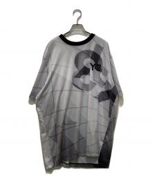 Y-3（ワイスリー）の古着「フットボールシャツ」｜ホワイト×グレー