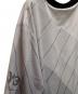 中古・古着 Y-3 (ワイスリー) フットボールシャツ ホワイト×グレー サイズ:XL：7000円