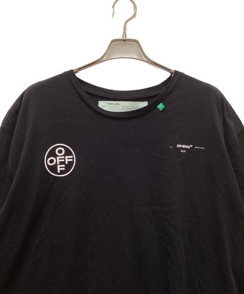 OFFWHITE（オフホワイト）OFFWHITE (オフホワイト) ロゴプリントTシャツ ブラック サイズ:ＸＬの古着・服飾アイテム