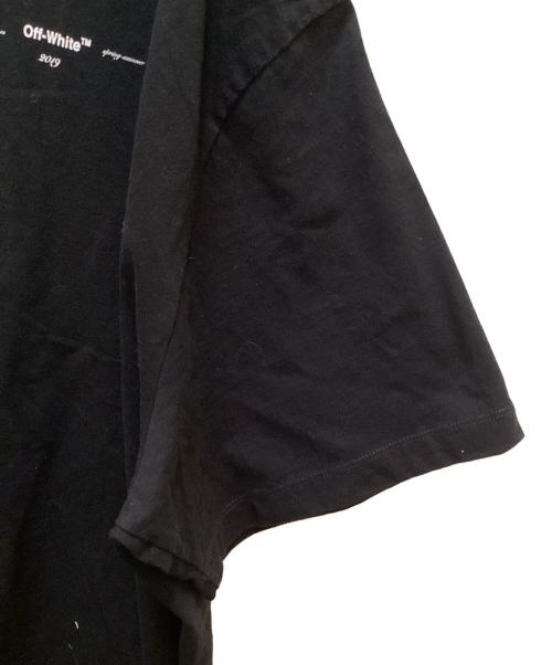 OFFWHITE（オフホワイト）OFFWHITE (オフホワイト) ロゴプリントTシャツ ブラック サイズ:ＸＬの古着・服飾アイテム