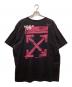 OFFWHITE (オフホワイト) ロゴプリントTシャツ ブラック サイズ:ＸＬ：8000円