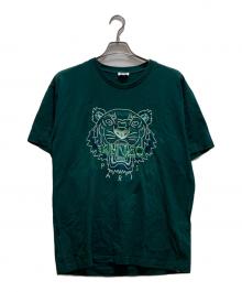 KENZO（ケンゾー）の古着「タイガーヘッド刺繍Tシャツ」｜グリーン