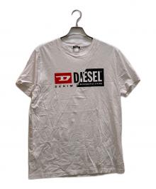 DIESEL（ディーゼル）の古着「ダブルロゴTシャツ」｜ホワイト