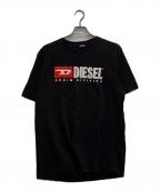 DIESELディーゼル）の古着「ロゴワッペンTシャツ」｜ブラック