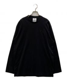 Y-3（ワイスリー）の古着「クラシックロゴL/Sカットソー」｜ブラック