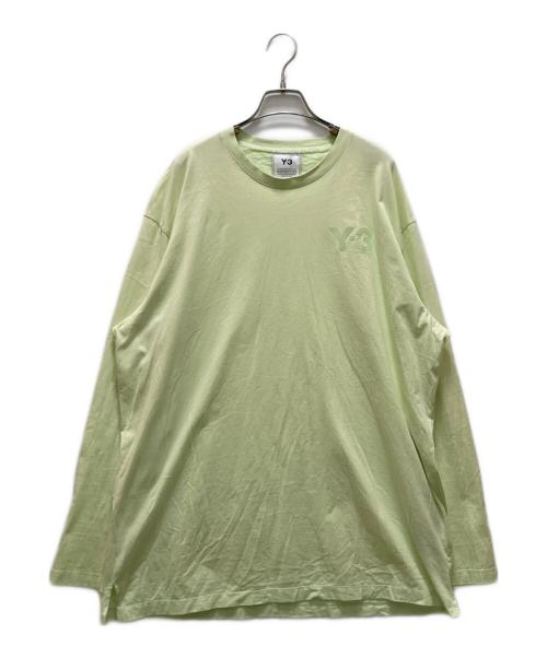 Y-3（ワイスリー）Y-3 (ワイスリー) クラシックロゴL/Sカットソー イエロー サイズ:2XLの古着・服飾アイテム