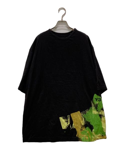 Y-3（ワイスリー）Y-3 (ワイスリー) ロゴグラフィックカットソー ブラック サイズ:Mの古着・服飾アイテム