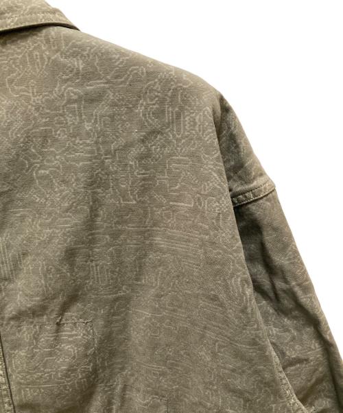 C.E（シーイー）C.E (シーイー) グレー ノイズ BDUジャケット オリーブ サイズ:Mの古着・服飾アイテム
