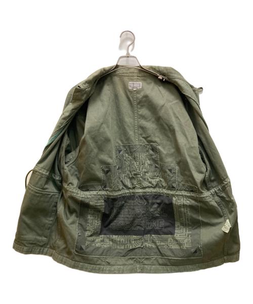 C.E（シーイー）C.E (シーイー) グレー ノイズ BDUジャケット オリーブ サイズ:Mの古着・服飾アイテム