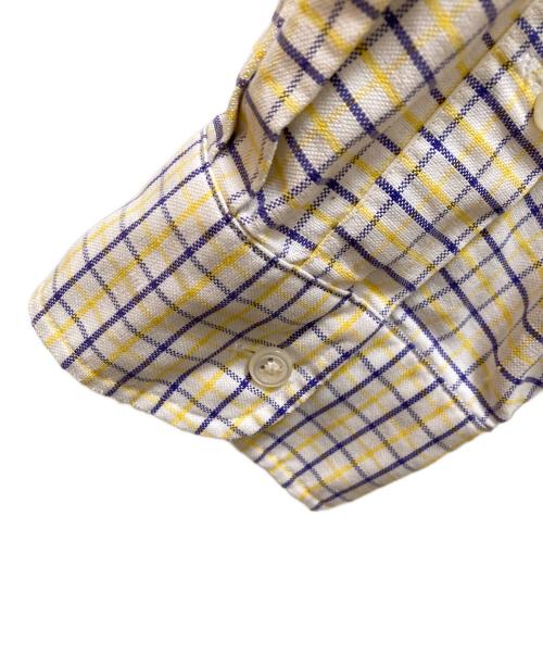 POLO RALPH LAUREN（ポロ・ラルフローレン）POLO RALPH LAUREN (ポロ・ラルフローレン) チェックシャツ ホワイト×イエロー サイズ:XLの古着・服飾アイテム