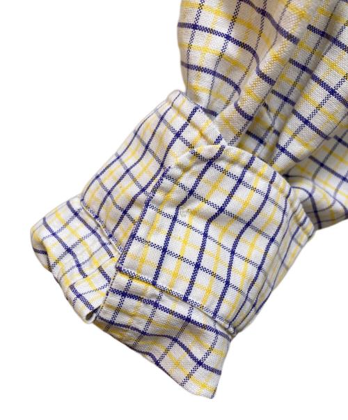 POLO RALPH LAUREN（ポロ・ラルフローレン）POLO RALPH LAUREN (ポロ・ラルフローレン) チェックシャツ ホワイト×イエロー サイズ:XLの古着・服飾アイテム