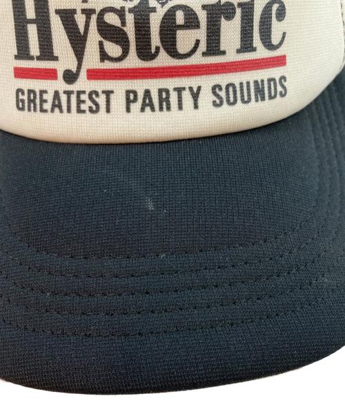 Hysteric Glamour（ヒステリックグラマー）Hysteric Glamour (ヒステリックグラマー) ギターガールメッシュキャップ ホワイトブラックの古着・服飾アイテム