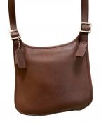 COACHコーチ）の古着「ヴィンテージレザーショルダーバッグ」｜ブラウン
