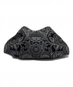 ALEXANDER McQUEENアレキサンダーマックイーン）の古着「シルクフローラルデマンタプリントクラッチバッグ」｜ブラック