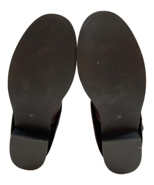 FRAY ID（フレイ アイディー）FRAY ID (フレイ アイディー) ゲートロングブーツ ブラウン サイズ:37の古着・服飾アイテム