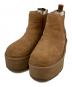 UGG（アグ）の古着「ニューメル プラットフォーム チェルシーブーツ」｜ブラウン