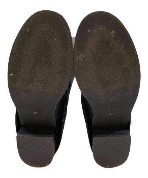 FRAY ID（フレイ アイディー）FRAY ID (フレイ アイディー) ゲートロングブーツ ブラック サイズ:37の古着・服飾アイテム