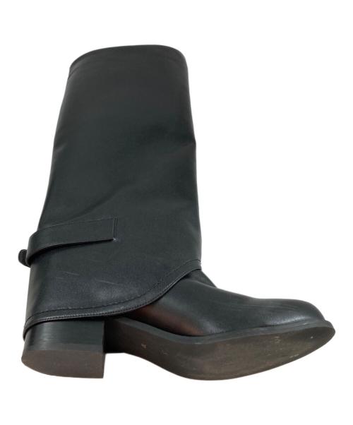 FRAY ID（フレイ アイディー）FRAY ID (フレイ アイディー) ゲートロングブーツ ブラック サイズ:37の古着・服飾アイテム