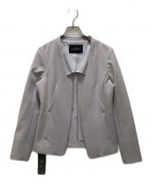 green label relaxing（グリーンレーベルリラクシング）の古着「D ノーラペル ジャケット」｜グレー