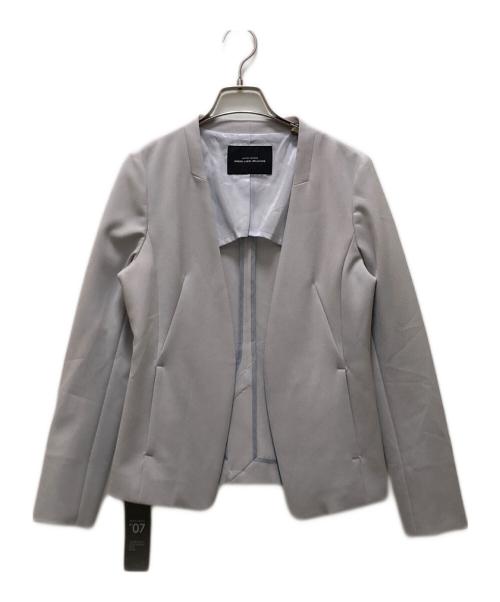 green label relaxing（グリーンレーベルリラクシング）green label relaxing (グリーンレーベルリラクシング) D ノーラペル ジャケット グレー サイズ:34 未使用品の古着・服飾アイテム