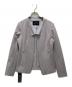 green label relaxing（グリーンレーベルリラクシング）の古着「D ノーラペル ジャケット」｜グレー